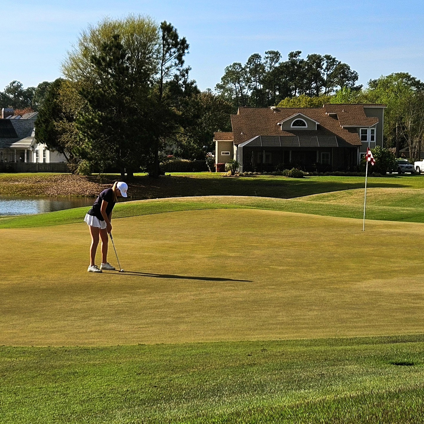 Blount Tied for First After Day One at GHSA 7A Girls State Golf Championship